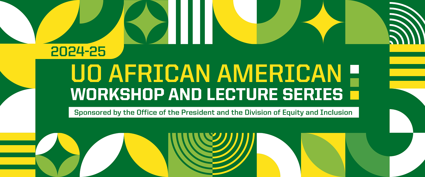 UO african american workshop lecture series