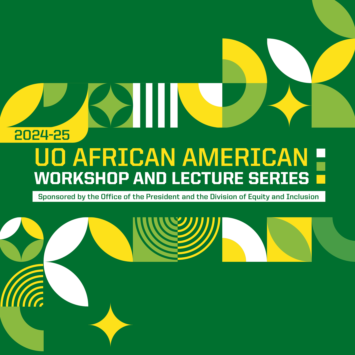 African American workshop and lecture series 2024