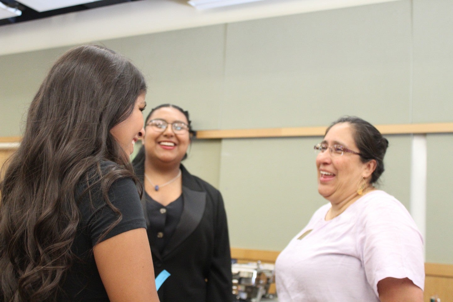 Director, Rosa Chavez with OYSP Students