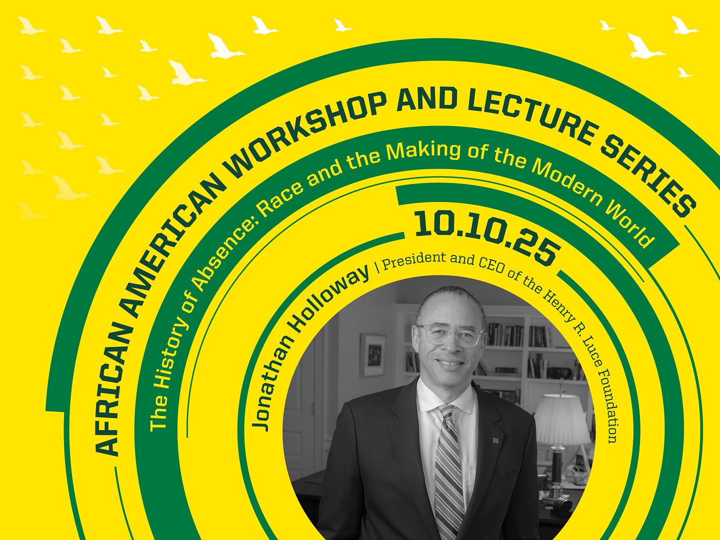 Picture of Johnathan Holloway. African American Workshop and Lecture Series. The History of Absence: Race and the Making of the Modern World. October 10th, 2025, 11:00 AM – 1:00 PM, Pape’ Reception Hall, Jordan Schnitzer Museum of Art.