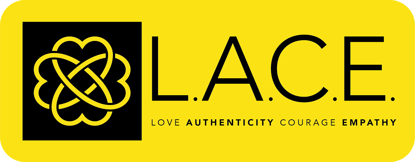 LACE, Love, Authenticity, Courage, Empathy logo