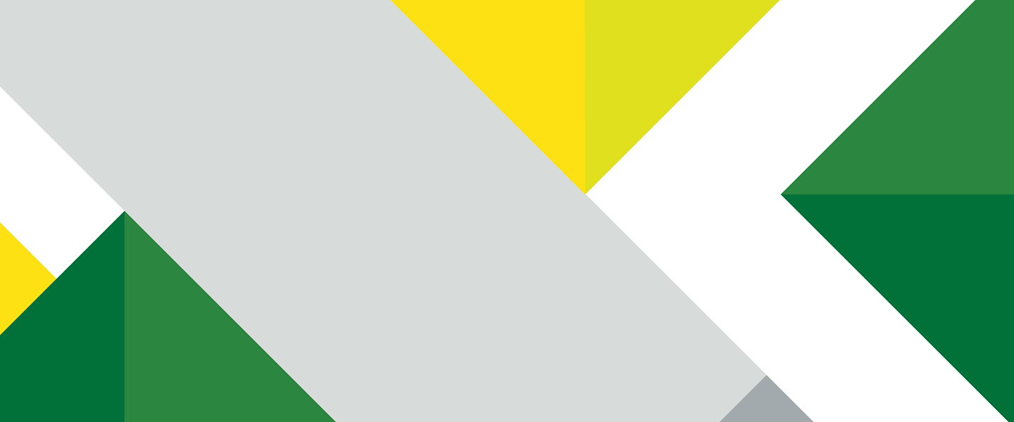Green, yellow and gray geometric pattern