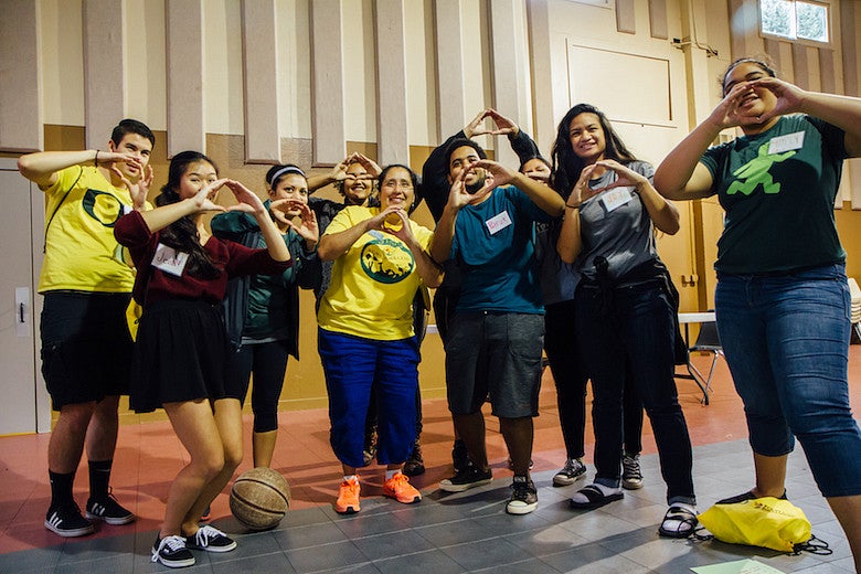 CMAE New Student Fall Retreat students 2015_16