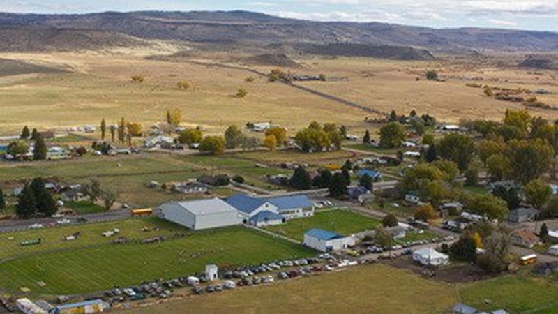 Landscape of Oregon Rural Communities Ariel photo