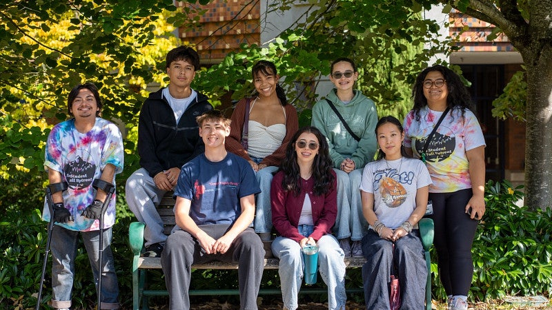 New Student Fall Retreat group photo