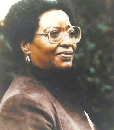 Photo of Ms. Jewel Bell facing east.