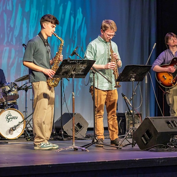 musicians playing instruments