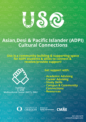 USO ADPI Cultural Connections green and yellow background