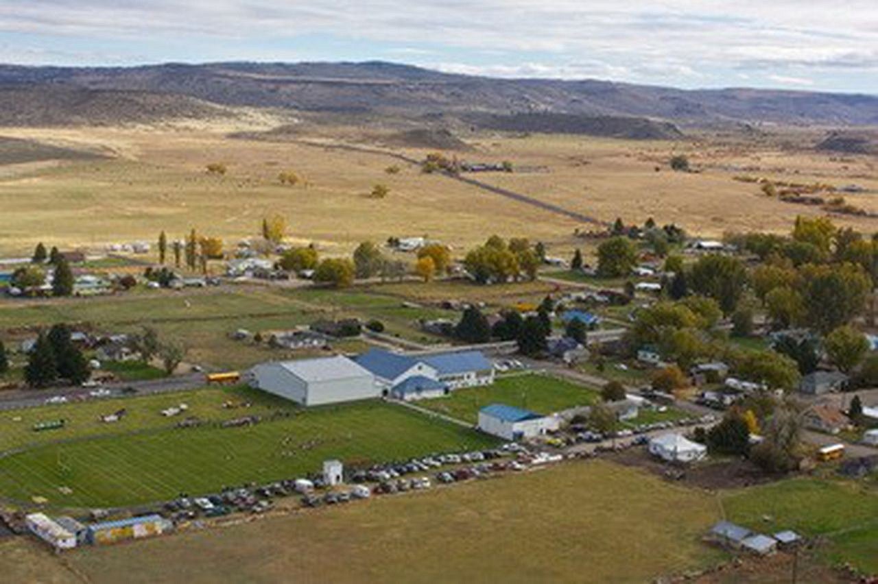 Oregon Rural communities lace page Landscape of Oregon Rural Communities Ariel photo