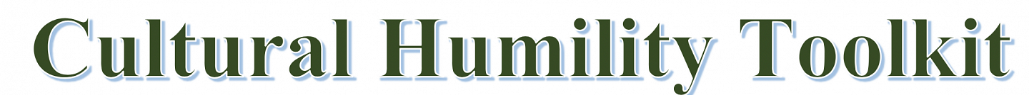 Cultural Humility Toolkit green letters cultural humility toolkit words in green letters