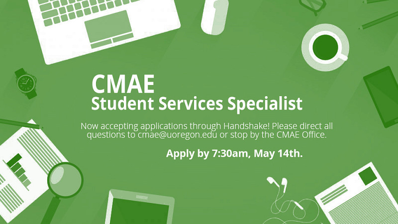 CMAE Student Services Specialist Job Poster 2019
