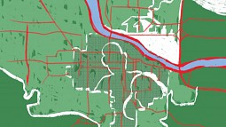 Illustration of Eugene Map