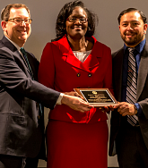 Photo of Dr. Yvette Alex_Assensoh receiving their award