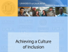 achieving a culture of inclusion book report cover blue.