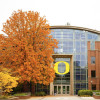 University of Oregon Business Building in Fall